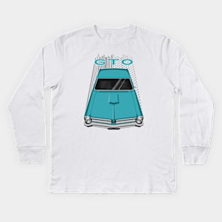 Pontiac GTO 1965 - Turquoise Kids Long Sleeve T-Shirt